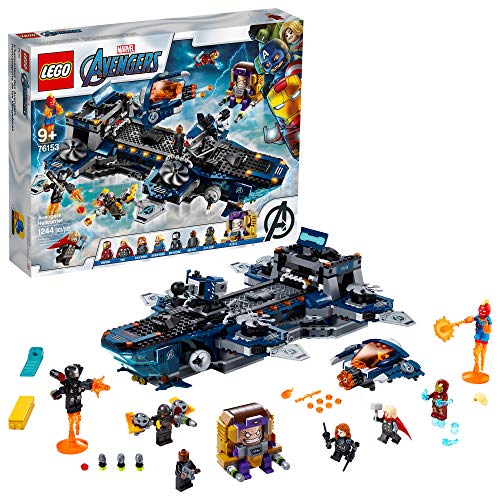 Photo 1 of LEGO Marvel Avengers Helicarrier 76153 Fun Brick Building Toy with Marvel Avengers Action Minifigures, Great Gift for Kids Who Love Airplanes and Supe
