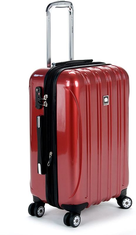 Photo 1 of **SIMILAR TO ITEM** Delsey Helium Aero Hardside Expandable Luggage with Spinner Wheels, Brick Red, Carry-On 24 Inch
