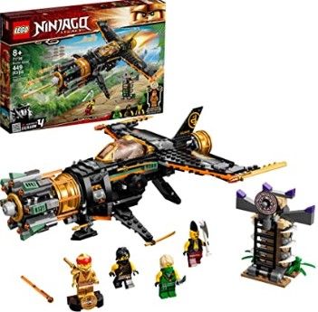 Photo 1 of LEGO NINJAGO Legacy Boulder Blaster 71736 Airplane Toy Featuring Collectible Figurines, New 2021 (449 Pieces)