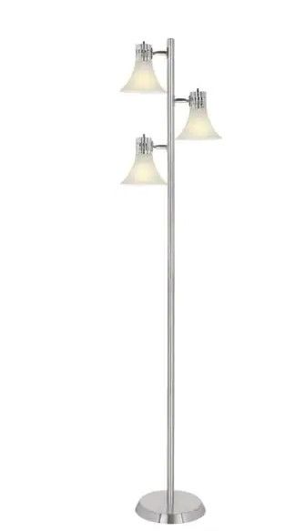 Photo 1 of 
Hampton Bay
Title 20 64.5 in. 3-Head Floor Lamp Satin LED