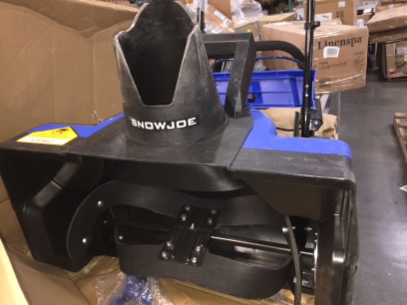 Photo 1 of **UNABLE TO TEST** Snow Joe SJ625E Electric Walk-Behind Single Stage Snow Thrower/Blower, 21-Inch Clearing Width, 15-AMP Motor, Directional Chute Control, LED Light
