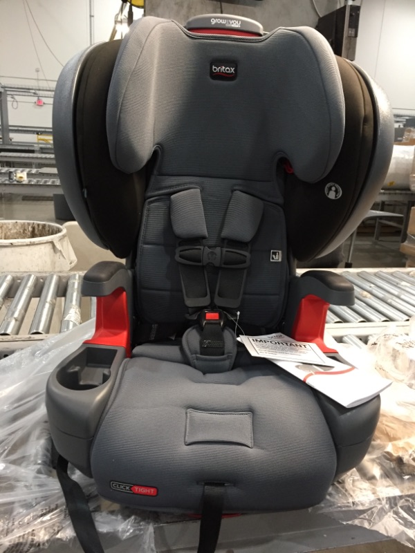 Photo 2 of Britax Grow with You ClickTight Plus Harness-2-Booster Car Seat, Otto Safewash Fabric
