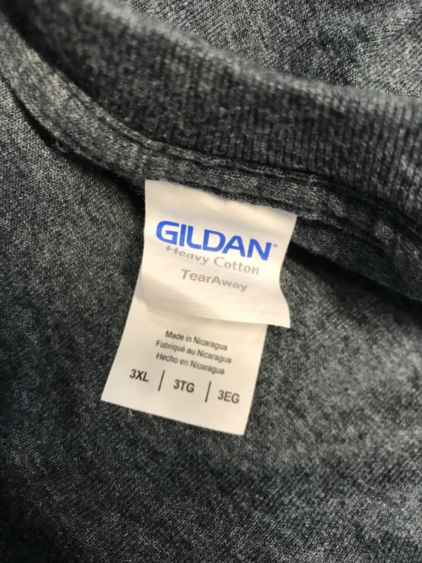 Photo 3 of Gildan Men's Heavy Cotton T-Shirt, Style G5000, Multipack 3 Pack 3XL
