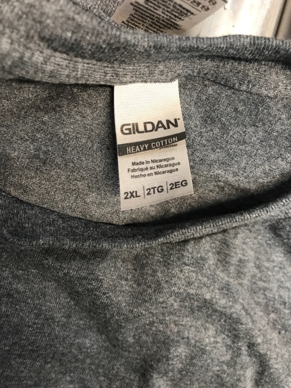 Photo 3 of Gildan Men's Heavy Cotton T-Shirt, Style G5000, Multipack 5 Pack of XXL & XXXL