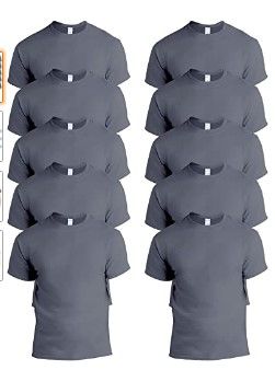 Photo 1 of Gildan Men's Heavy Cotton T-Shirt, Style G5000, Multipack XXL 9 Pack
