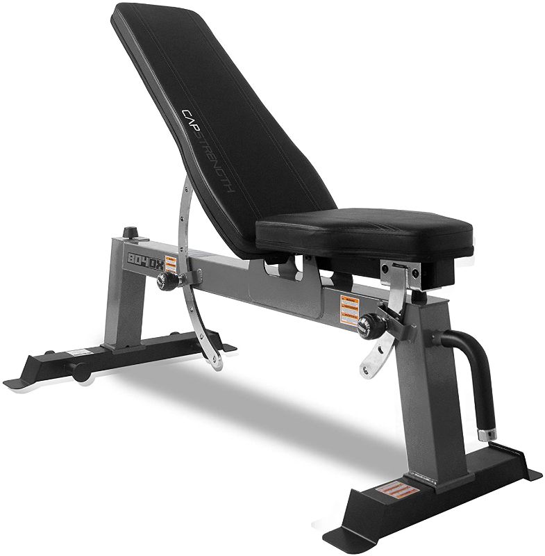 Photo 1 of CAP Barbell Deluxe Utility Weight Bench Color Series; grey