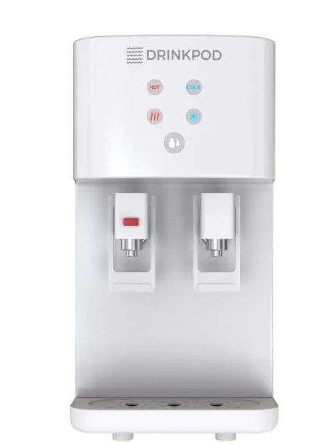 Photo 1 of DRINKPOD 2000 Series Bottleless Water Filtration Cooler with 4 Stage Filtration in White