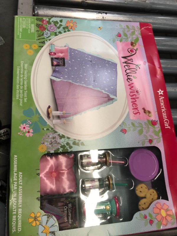 Photo 2 of American Girl WellieWishers Star Gazing Garden Tent Set for 14.5" Dolls
