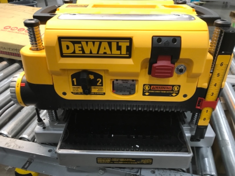 Photo 3 of DEWALT Thickness Planer, Two Speed, 13-Inch (DW735X)