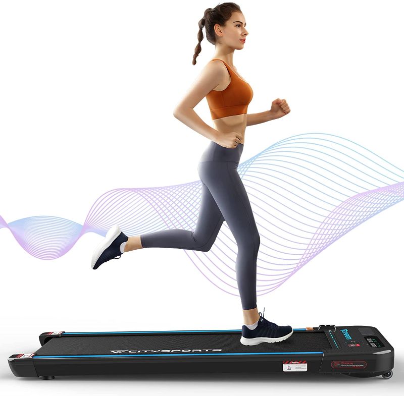 Photo 1 of CITYSPORTS Portable Treadmill, Electric Walking Treadmills, Workout Treadmills with Bluetooth, Adjustable Speed LCD Screen & 440W Motor Silent Fitness Machine for Home/Office
