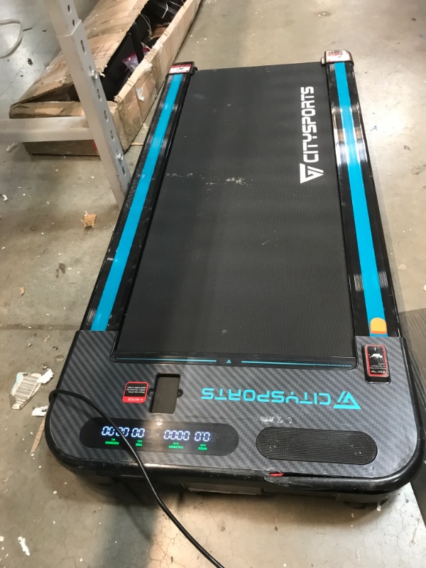 Photo 1 of CITYSPORTS Portable Treadmill, Electric Walking Treadmills, Workout Treadmills with Bluetooth, Adjustable Speed LCD Screen & 440W Motor Silent Fitness Machine for Home/Office
