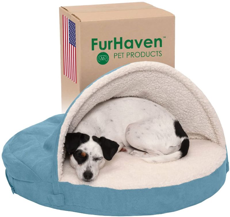 Photo 1 of Furhaven Cozy Pet Beds for Small