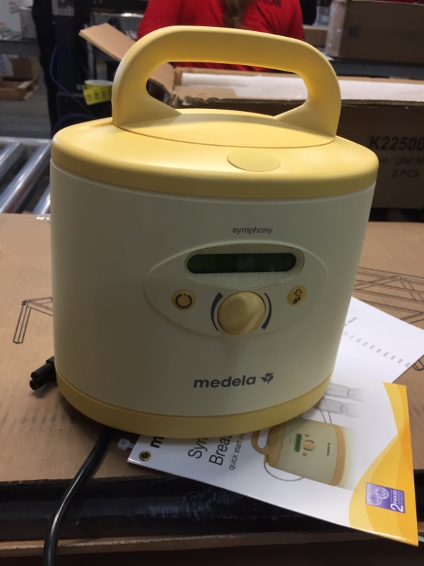 Photo 2 of Medela Symphony Breast Pump Hospital Grade Single or Double Electric Pumping Efficient and Comfortable, Yellow
