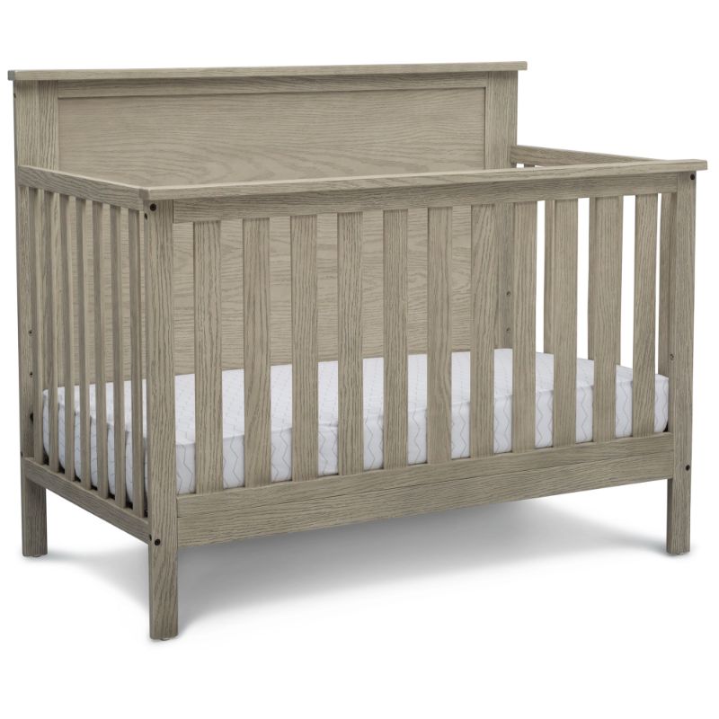 Photo 1 of (DOES NOT INCLUDE MATTRESS)
Delta Children Middleton 4-in-1 Convertible Baby Crib, Textured Limestone
