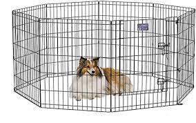 Photo 1 of (BENT EDGE)
MidWest Foldable Metal Dog Exercise Pen / Pet Playpen, 24" x 30"; 8 panels
