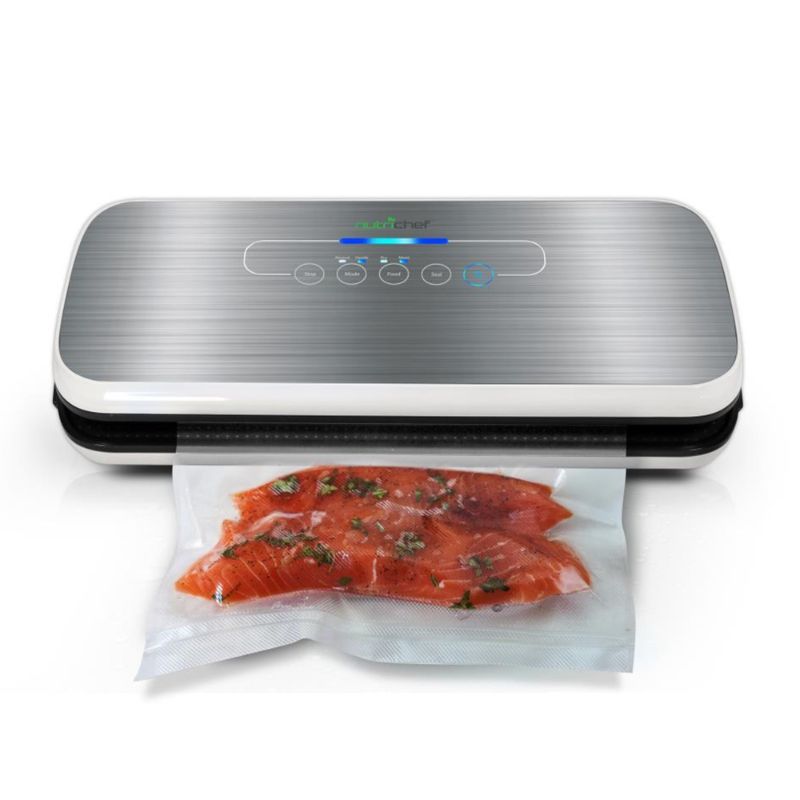Photo 1 of **does not turn on** NutriChef PKVS18SL - Automatic Food Vacuum Sealer - Electric Air Sealing Preserver System (Silver)
