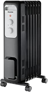 Photo 1 of (SCRATCHED)
Intertek HO-0279 1500-W Electric Oil Filled Radiator Space Heater, Black