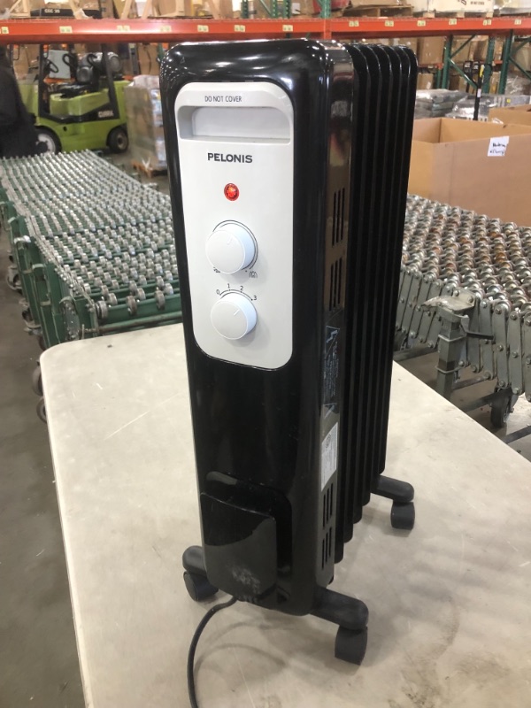 Photo 3 of (SCRATCHED)
Intertek HO-0279 1500-W Electric Oil Filled Radiator Space Heater, Black