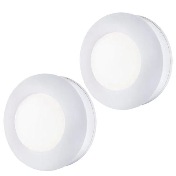 Photo 1 of Energizer
Battery Operated LED Puck Lights with Remote (2-Pack)