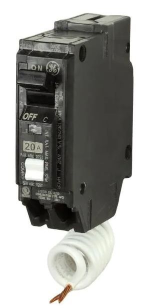 Photo 1 of GE
Q-Line 20 Amp 1 in. Single Pole Arc Fault Combination Circuit Breaker
