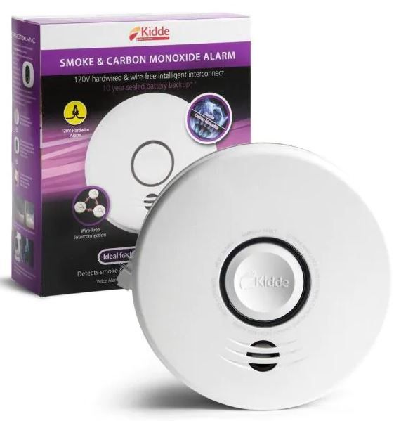 Photo 1 of Kidde Hardwired Combination Smoke and Carbon Monoxide Detector