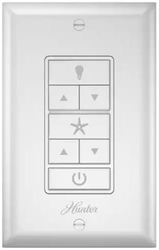 Photo 1 of Universal Damp Rated Ceiling Fan Wall Remote Control White
