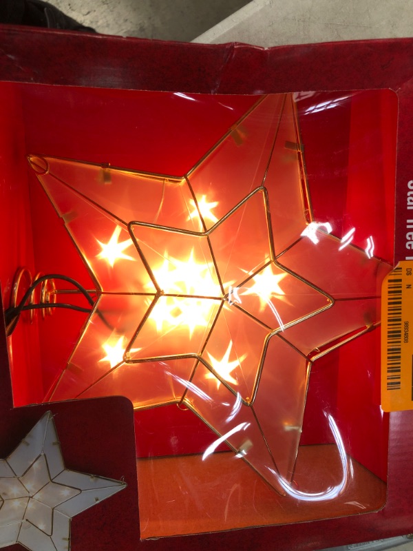 Photo 1 of Electric Gold Outline 5 P Christmas, 11"