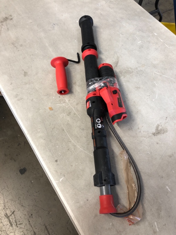 Photo 2 of (PARTS ONLY: missing charger)
Milwaukee M12 Trap Snake 12-Volt Lithium-Ion Cordless 6 ft. Toilet Auger Drain Cleaning Kit