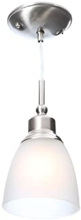 Photo 1 of Commercial Electric 1-Light Brushed Nickel Mini-Pendant (3-Pack )
