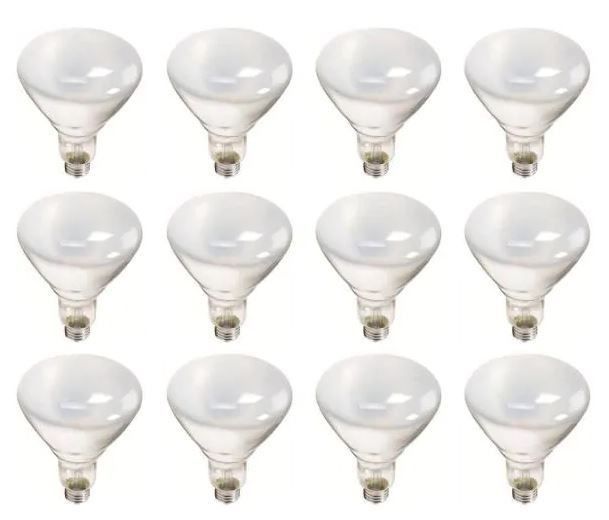 Photo 1 of 65-Watt BR40 Incandescent Flood Light Bulb Soft White (2700K) (12-Pack)
