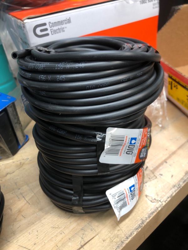 Photo 2 of 1/4 in. x 50 ft. Vinyl Micro Drip Tubing - 3 pack
