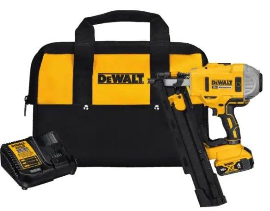 Photo 1 of DEWALT
20-Volt MAX XR Lithium-Ion Cordless Brushless 2-Speed 21° Plastic Collated Framing Nailer with charger 