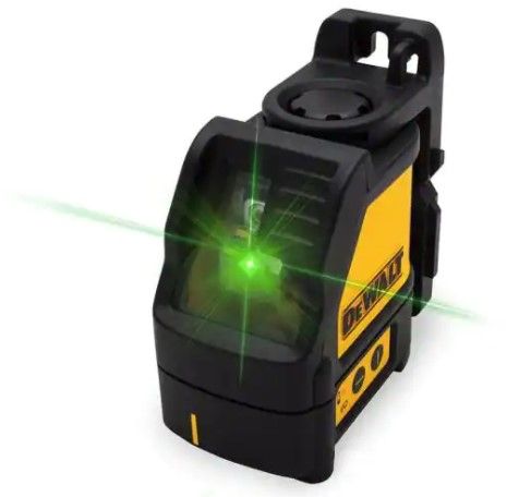 Photo 1 of DEWALT
165 ft. Green Self-Leveling Cross Line Laser Level with (3) AAA Batteries & Case