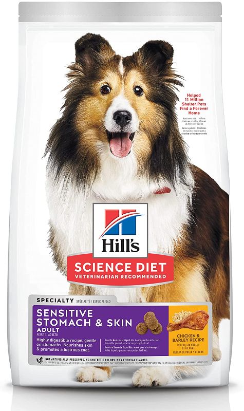 Photo 1 of **BWST BY 07-2023**Hill's Science Diet Dry Dog Food, Adult, Sensitive Stomach & Skin Recipes

