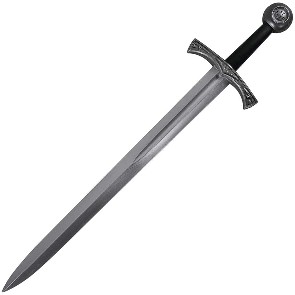 Photo 1 of 28 " Foam Padded Medieval Crusader Arming Sword LARP
