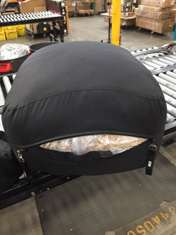 Photo 2 of 5' Oversized Bean Bag Chair - Black