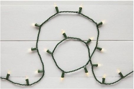 Photo 1 of Home Accents Holiday
29.5 ft. 100-Light Warm White Mini LED Lights on Green Wire

6PACK