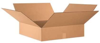 Photo 1 of SHP24246 - Flat Corrugated Boxes, 24 x 24 x 6 (10pk)
