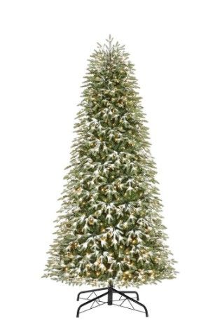 Photo 1 of Home Decorators Collection
9 ft Snowfall Shimmer Noble Fir Pre-Lit LED Artificial Christmas Tree with 800 Warm White M5 Lights