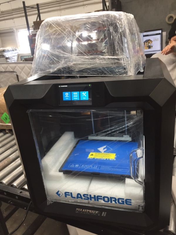 Photo 3 of Flashforge 3D Printer Guider II Large Size Intelligent Industrial Grade 3D Printer,Resume Printing for Serious Hobbyists and Professionals with Production Demands

//TESTED POWERS ON//
