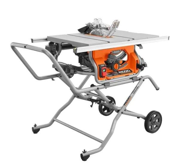 Photo 1 of 10 in. Pro Jobsite Table Saw with Stand
