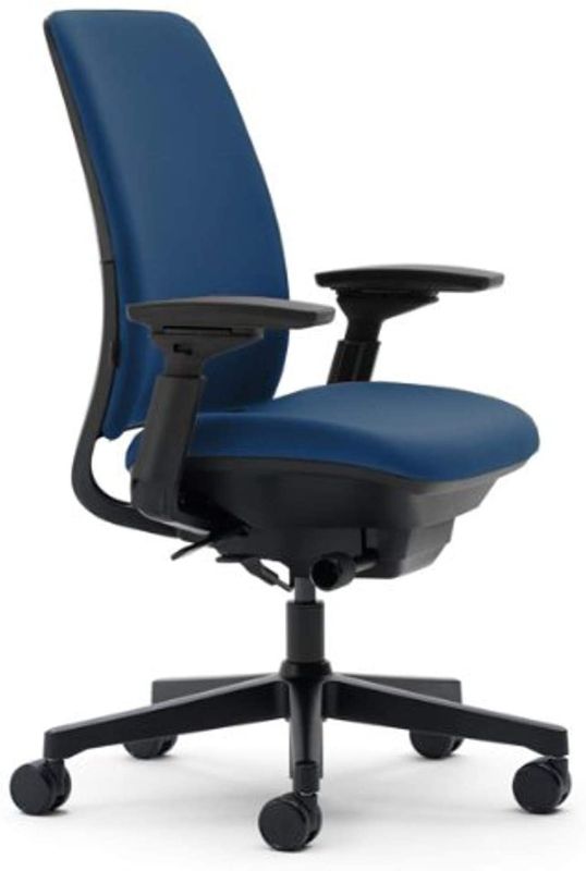 Photo 1 of missing hardware***Steelcase Amia Chair, Blue Fabric - -
