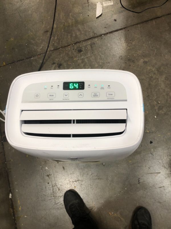 Photo 2 of LG 7,000 BTU (DOE) / 10,000 BTU (ASHRAE) Portable Air Conditioner, Cools 300 Sq.Ft. (12' x 25' room size), Quiet Operation, LCD Remote, Window Installation Kit Included, 115V
