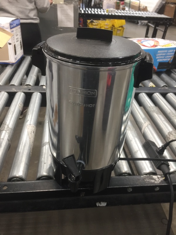 Photo 2 of *Parts only*
*Highly Polished Aluminium Coffee & Tea Urn, Stainless Steel.
