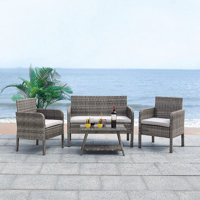 Photo 1 of *Box 4 of 4 only* *Incomplete*
4-Piece Outdoor Living Patio Set