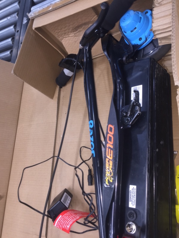 Photo 3 of *Powers on but not funtional*
Razor - Power Core E100 Electric Scooter - Blue