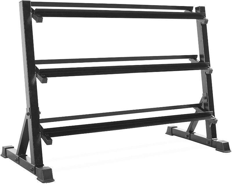 Photo 1 of **INCOMPELTE*** CAP Barbell 3 Tier Dumbbell Rack, 51", Black (RK-14A)
