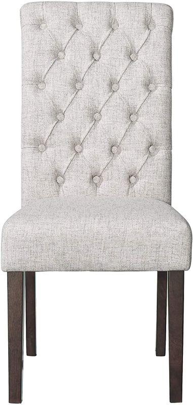 Photo 1 of *** one complete chair **** Signature Design by Ashley Adinton Classic Upholstered Dining Chair,  Light Gray
