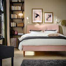Photo 1 of *** STOCK PHOTO FOR REFERENCE *** 803 queen pink headboard and BED frame VELVET