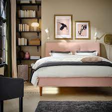 Photo 1 of *** STOCK PHOTO FOR REFERENCE *** 803 queen pink headboard and BED frame VELVET